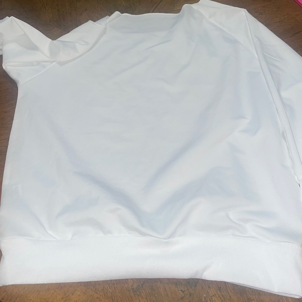 Off Shoulder Oversized Sweatshirt - image 4